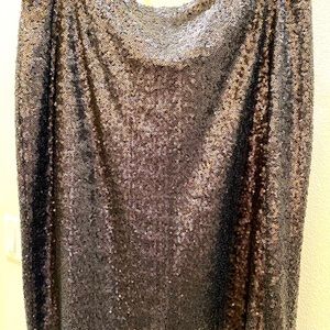 Halogen Sequin skirt